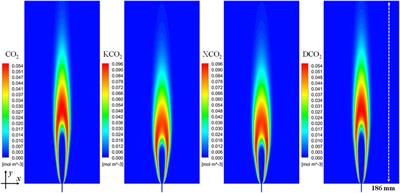 Experimental and Numerical Study on the Combustion Characteristics of a Laminar Non-Premixed Methane Jet Flame in Oxygen/Carbon Dioxide Coflow